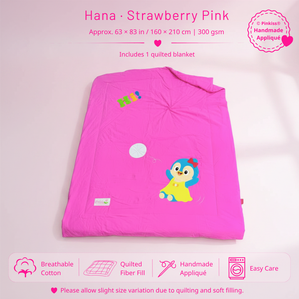 Junior Cotton Quilted Blanket