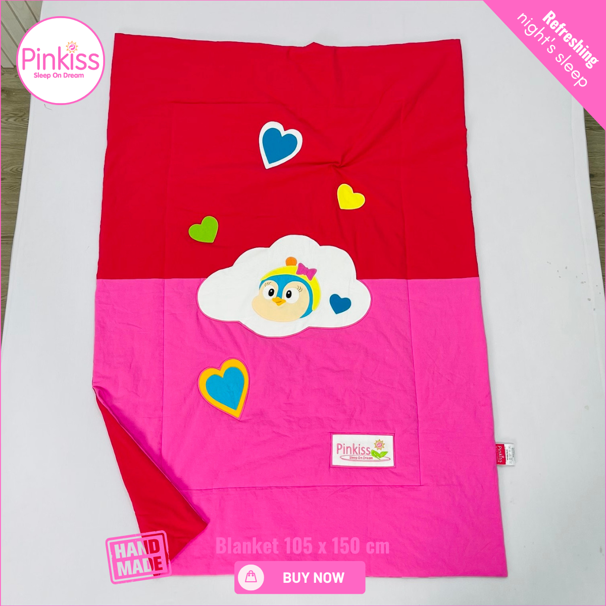 Kids Cotton Quilted Blanket