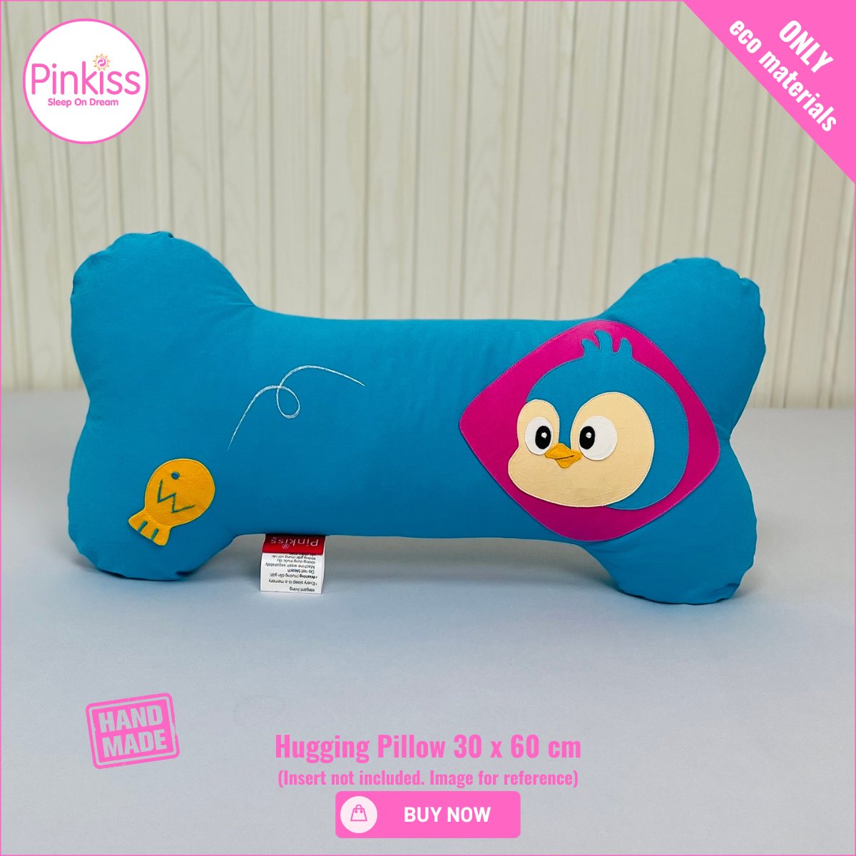 Bone-Shaped Hugging Pillowcase M – 30 x 60 cm