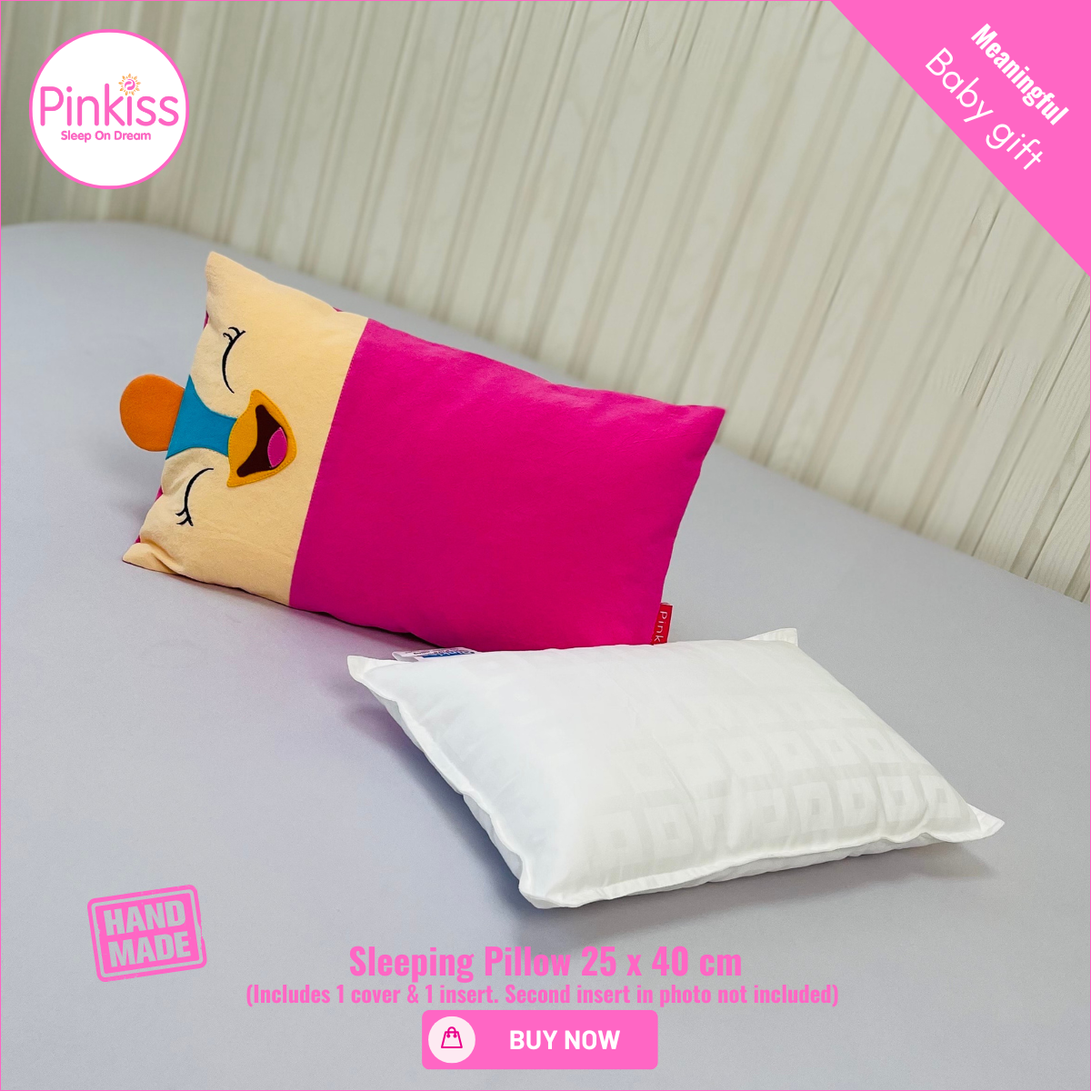 Toddler Sleep Pillow – Gentle, Playful & Supportive Comfort