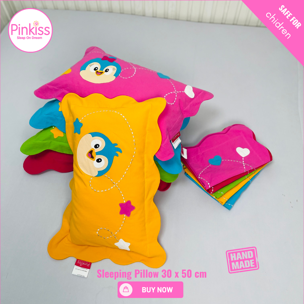 Toddler Sleep Pillow – Gentle, Playful & Supportive Comfort