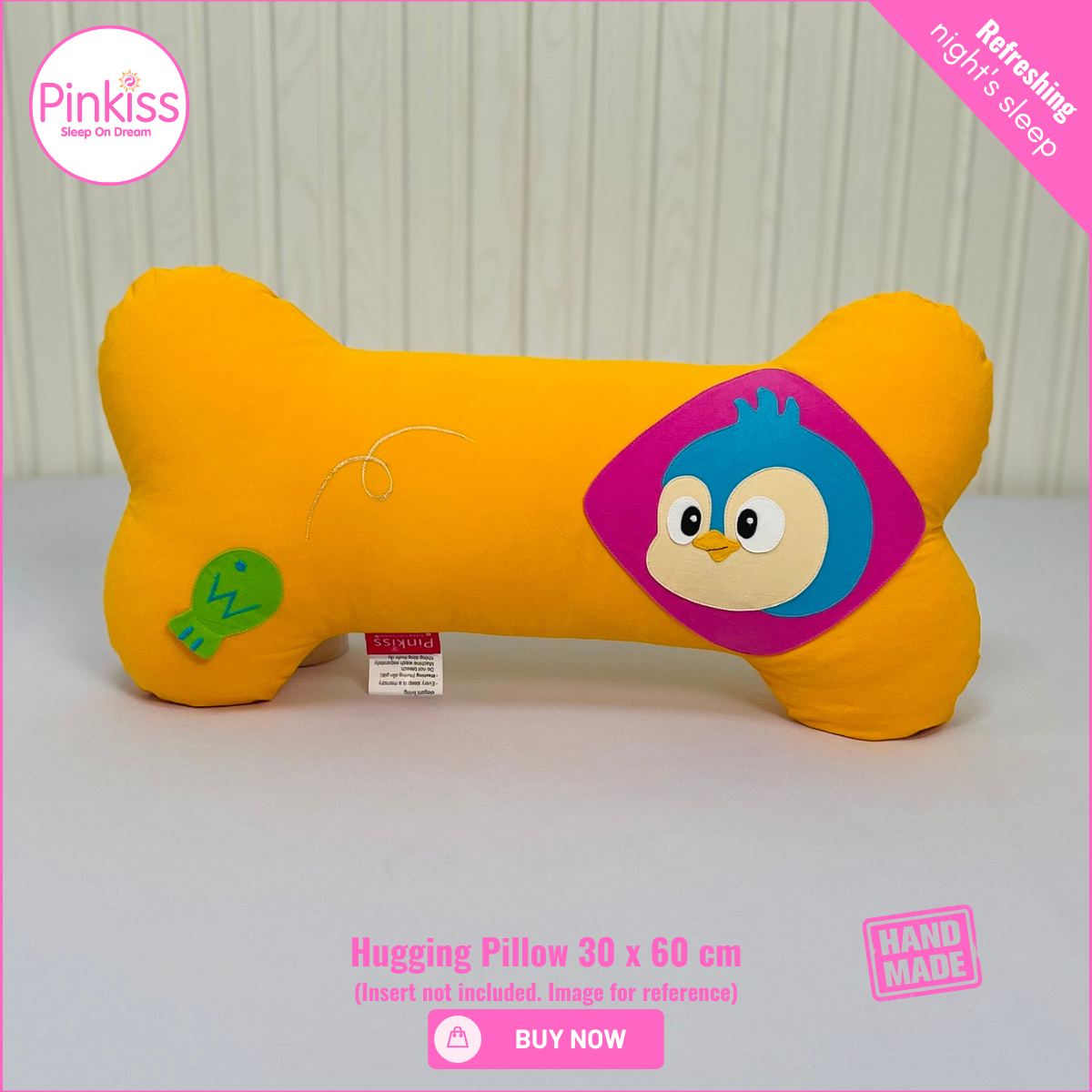 Bone-Shaped Hugging Pillowcase M – 30 x 60 cm
