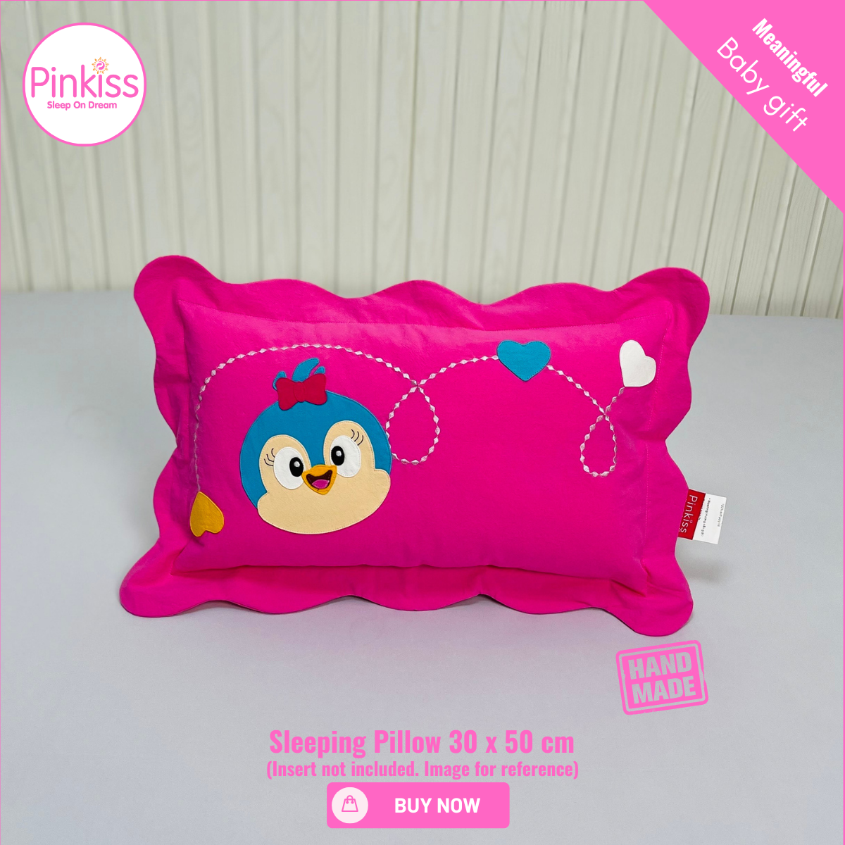 Ruffled Toddler Pillowcase – Gentle & Playful Comfort