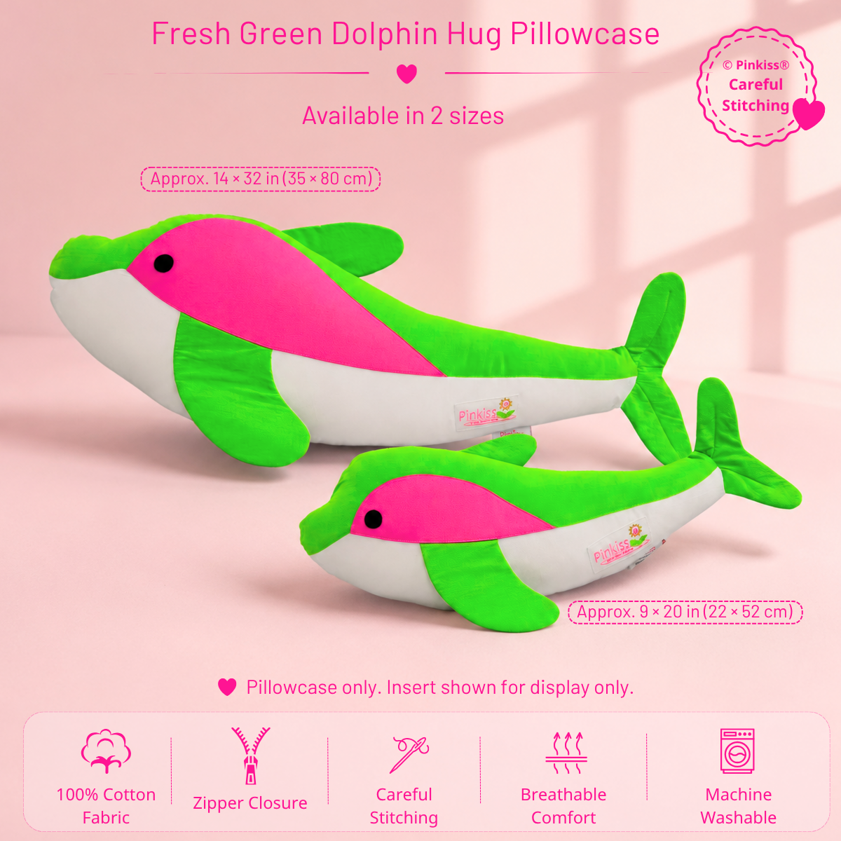 Dolphin Hug Pillowcase