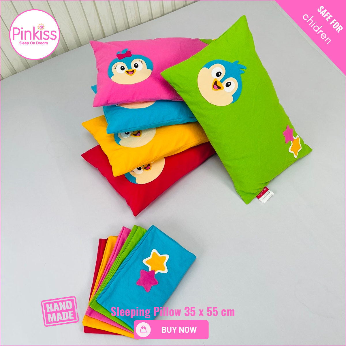 Pillowcases for Kids – Soft, Playful & Easy Care