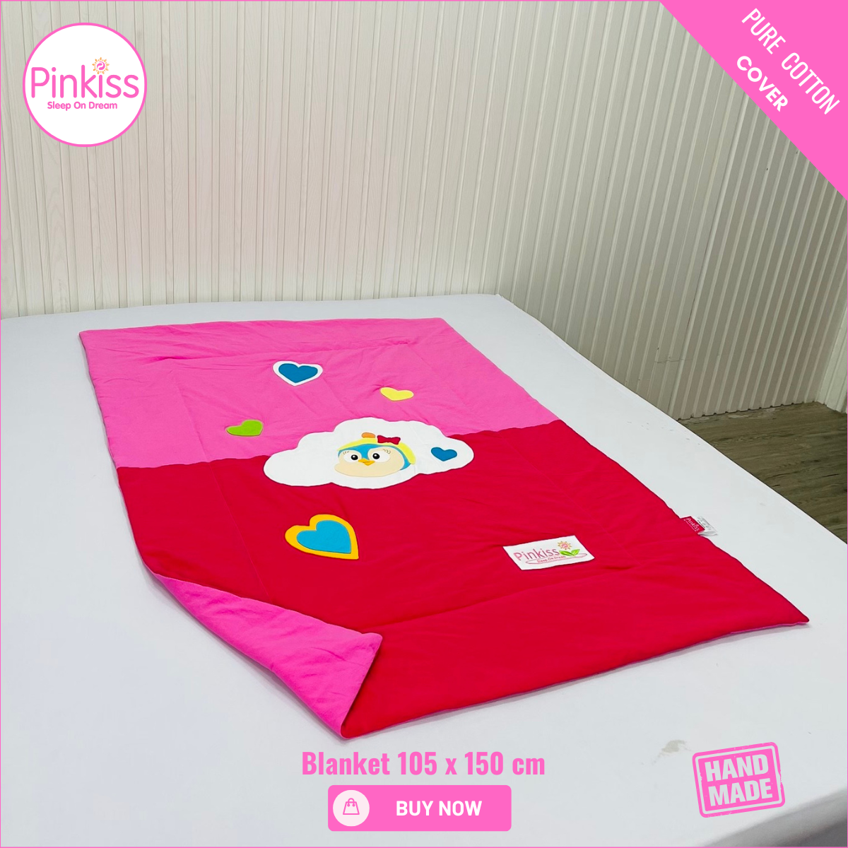 Kids Cotton Quilted Blanket