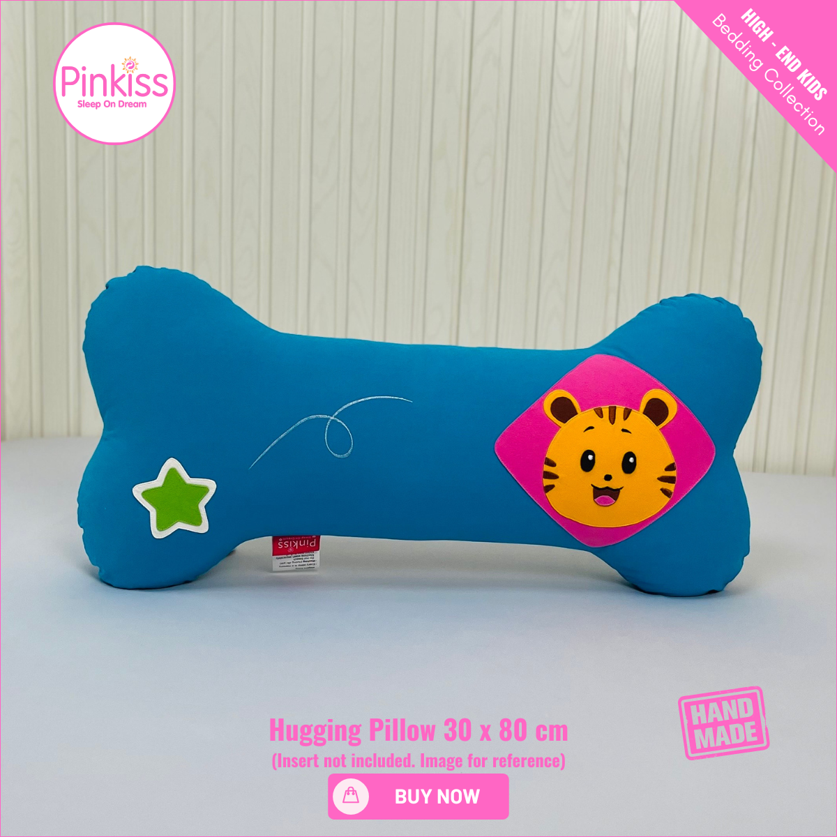 Bone-Shaped Hugging Pillowcase L – 30 x 80 cm