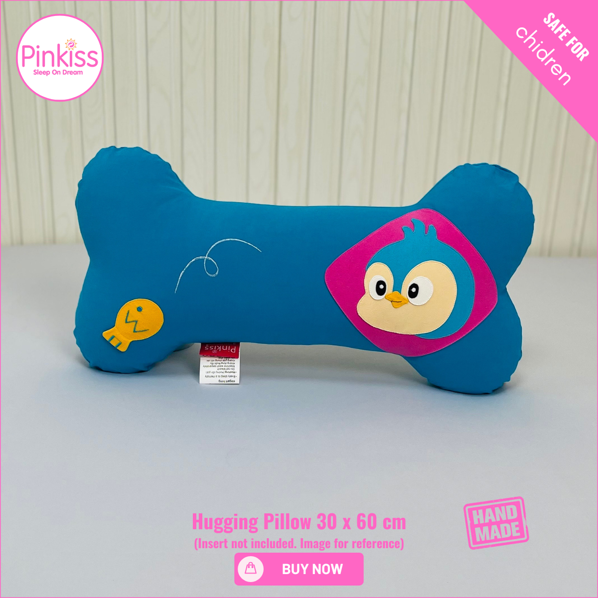 Bone-Shaped Hugging Pillowcase M – 30 x 60 cm