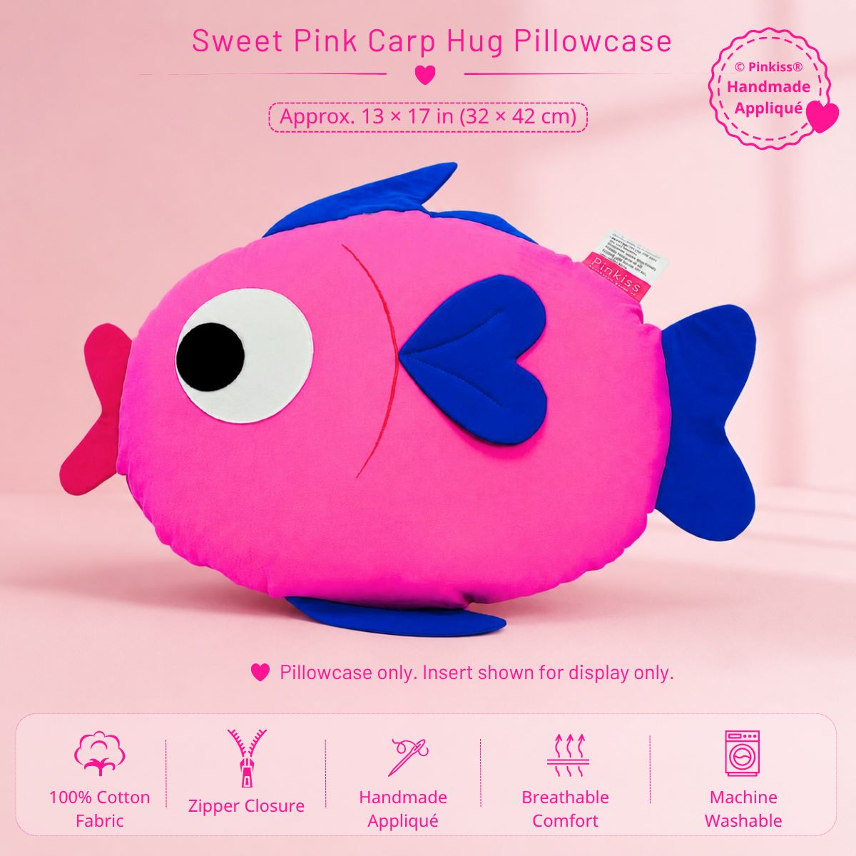 Carp Hug Pillowcase