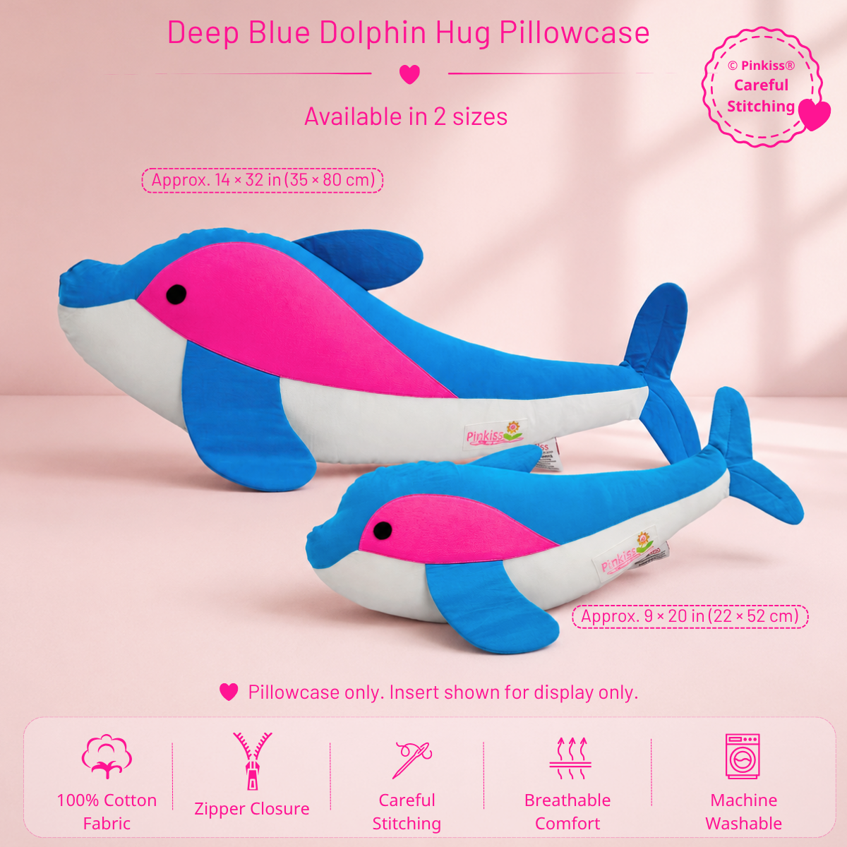 Dolphin Hug Pillowcase