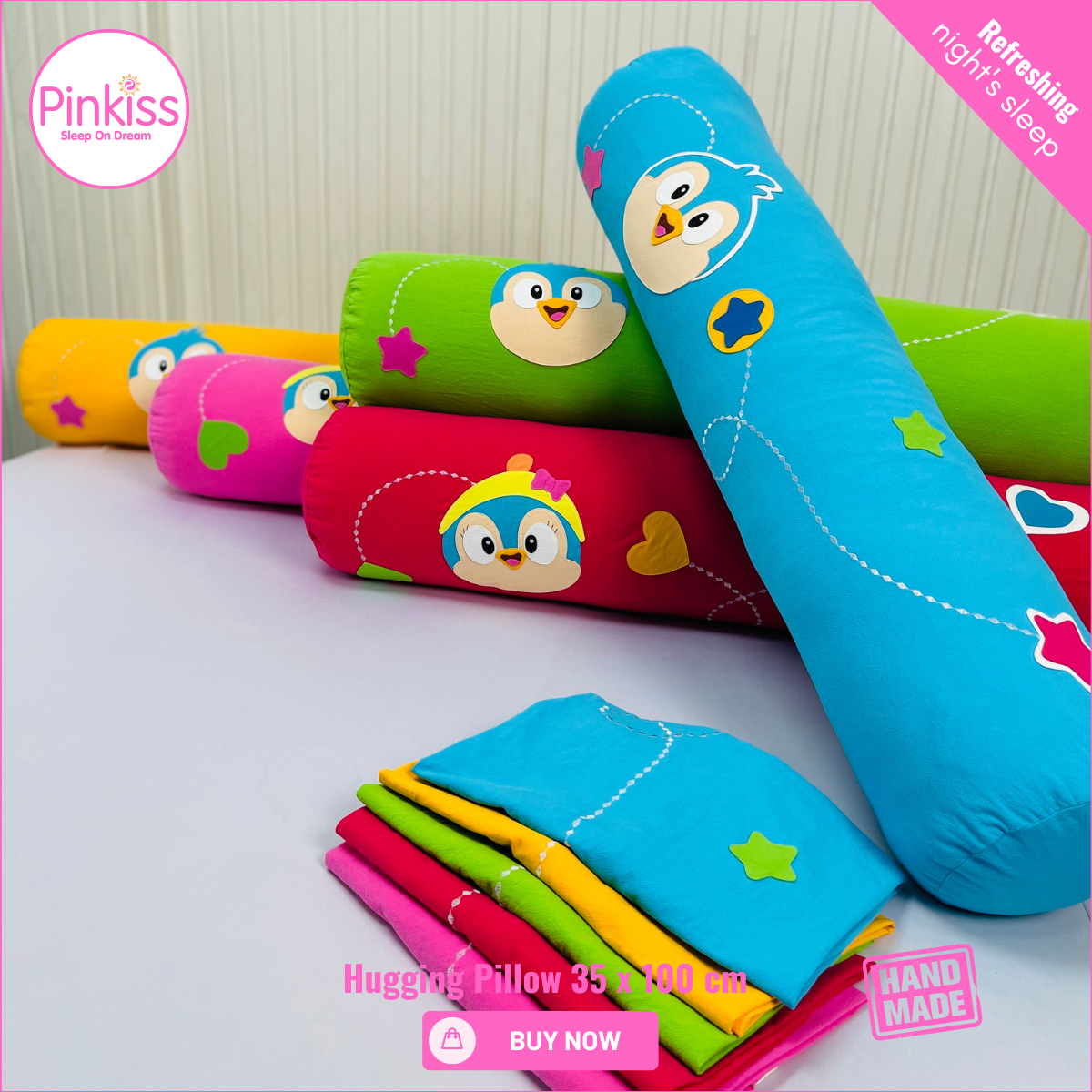 Hugging Pillowcase – Soft, Playful & Easy Care