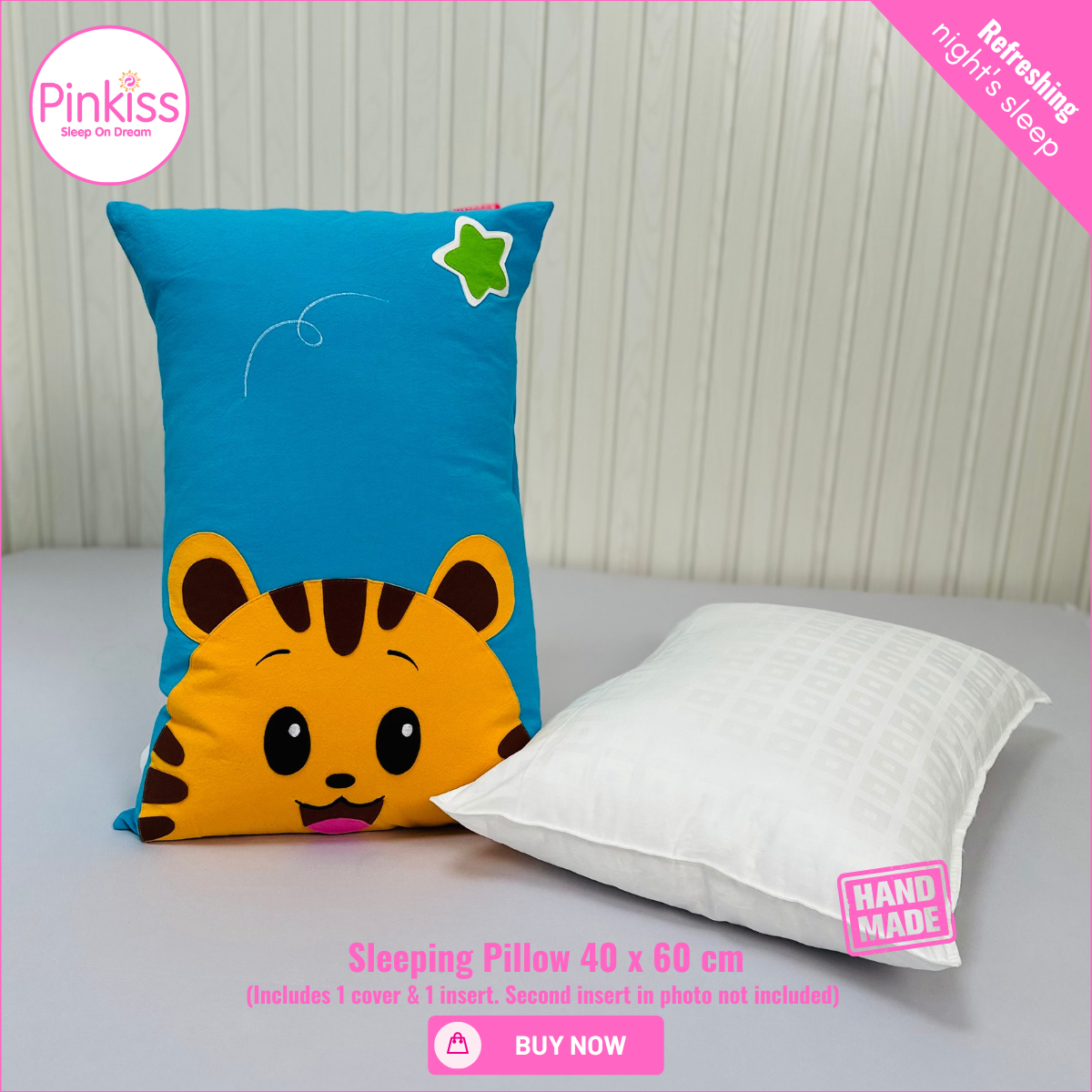Kids Sleep Pillow – Comfy, Playful & Supportive
