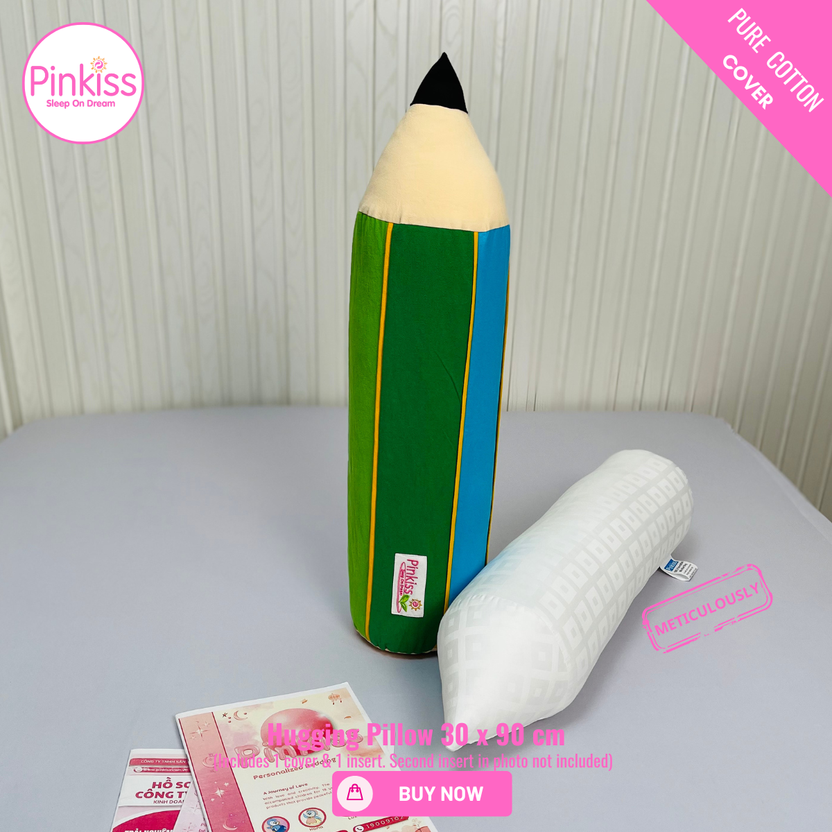Pencil-Shaped Hugging Pillow