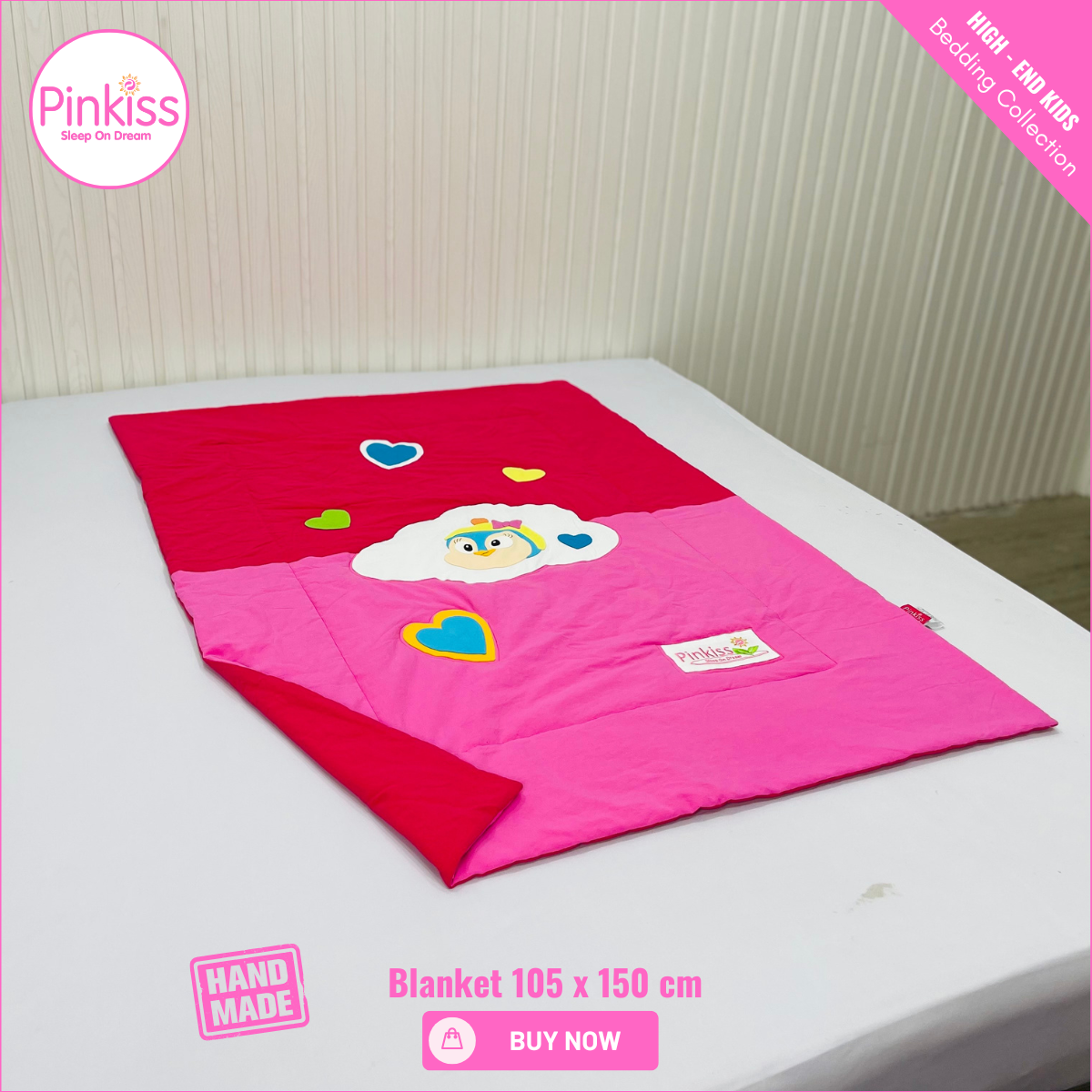 Kids Cotton Quilted Blanket