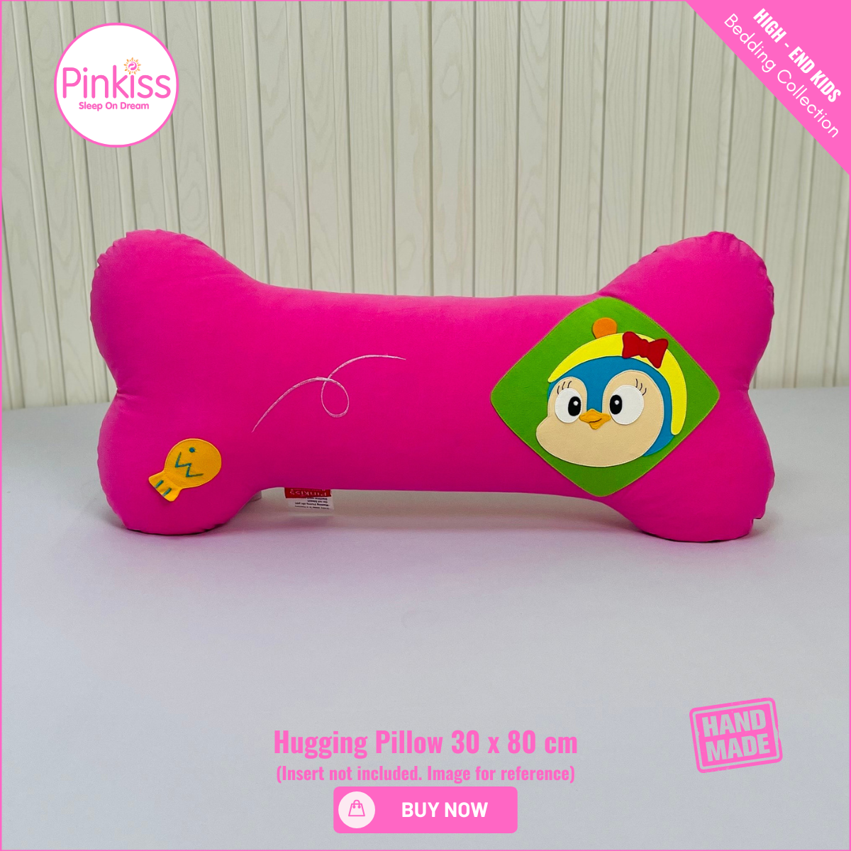 Bone-Shaped Hugging Pillowcase L – 30 x 80 cm