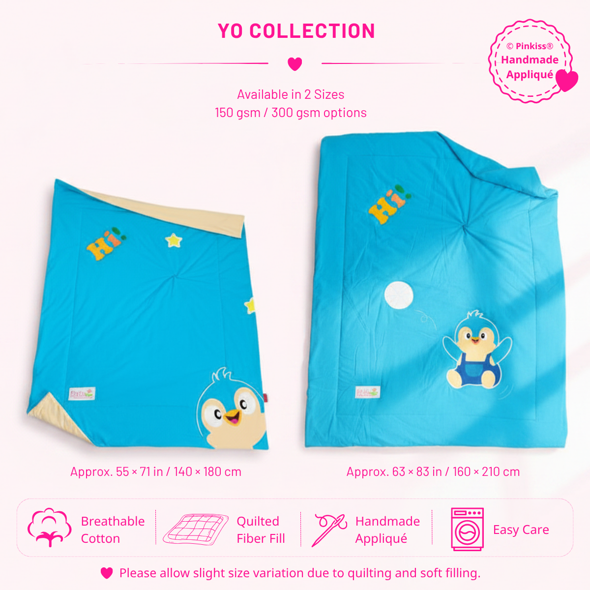 Junior Cotton Quilted Blanket
