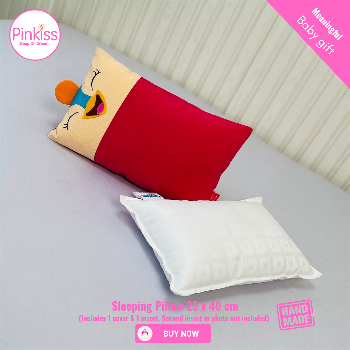 Toddler Sleep Pillow – Gentle, Playful & Supportive Comfort