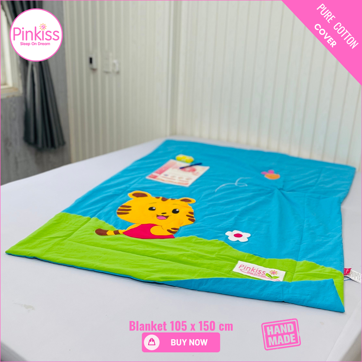 Kids Cotton Quilted Blanket