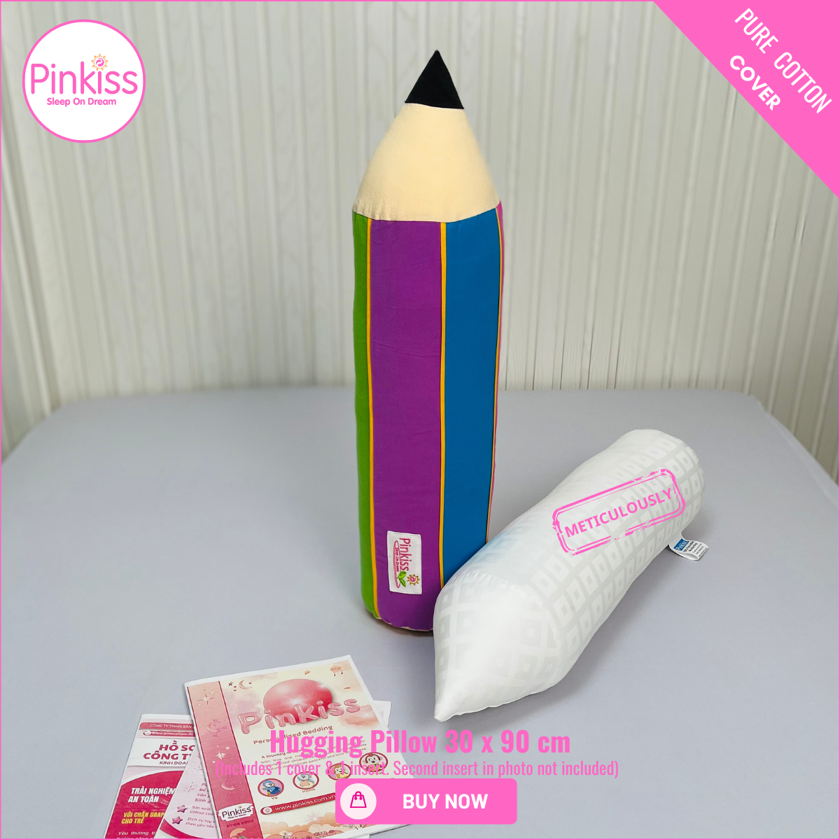 Pencil-Shaped Hugging Pillow