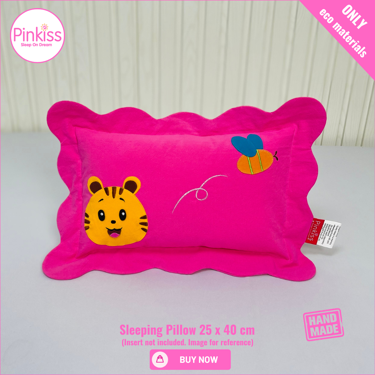 Ruffled Pillowcase – 25 x 40 cm