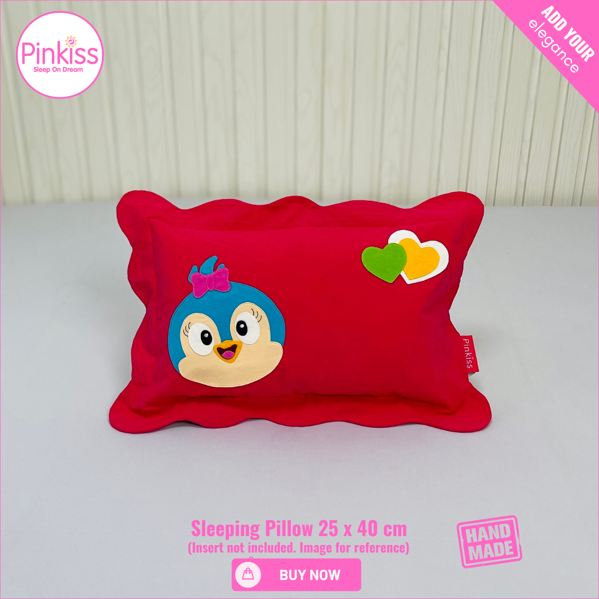 Ruffled Toddler Pillowcase – Gentle & Playful Comfort