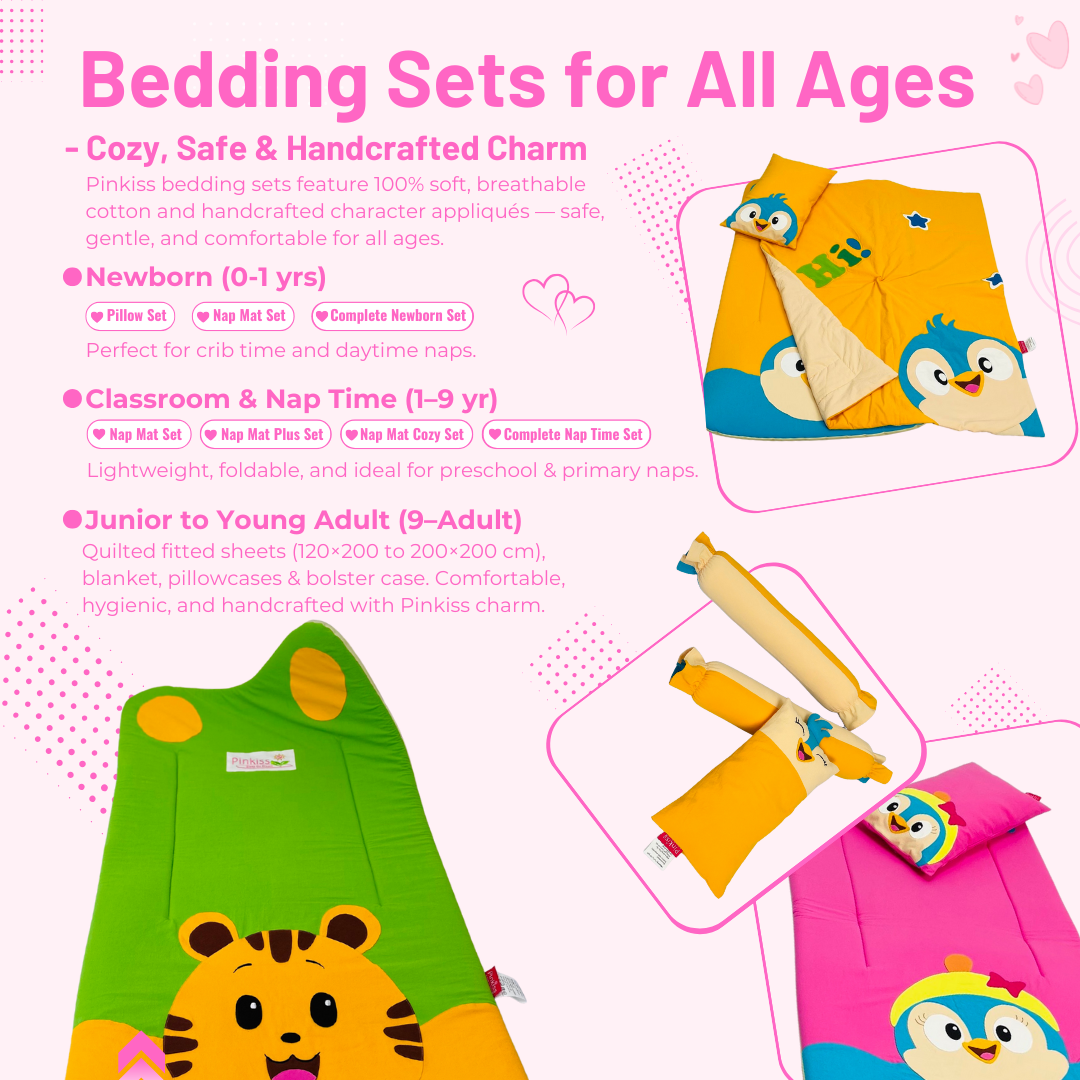 Bedding Sets for All Ages – Cozy, Safe & Handcrafted Charm