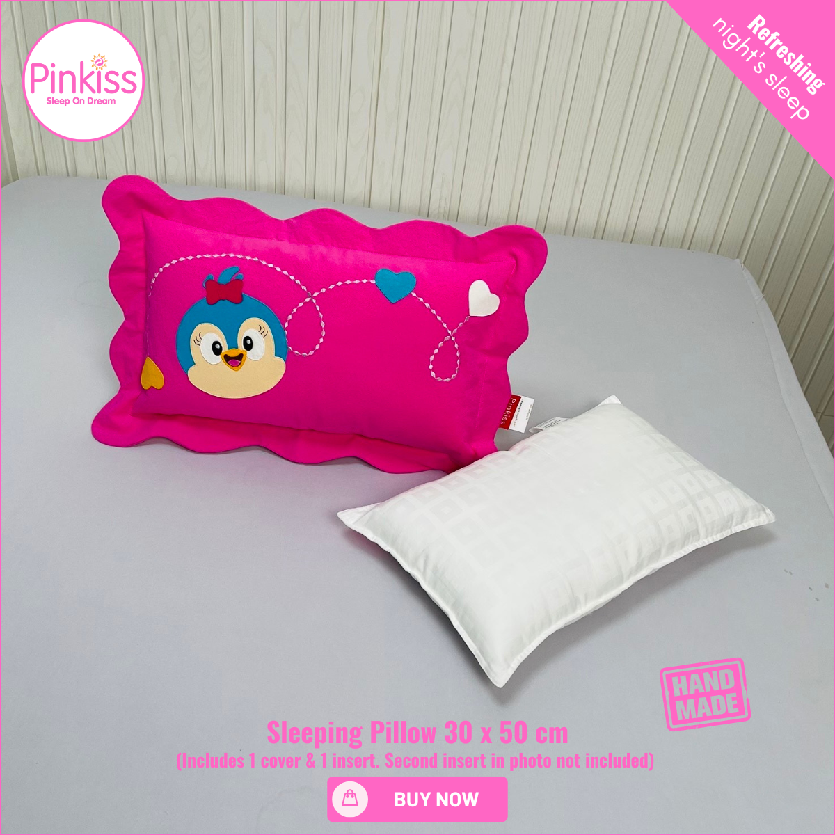 Toddler Sleep Pillow – Gentle, Playful & Supportive Comfort