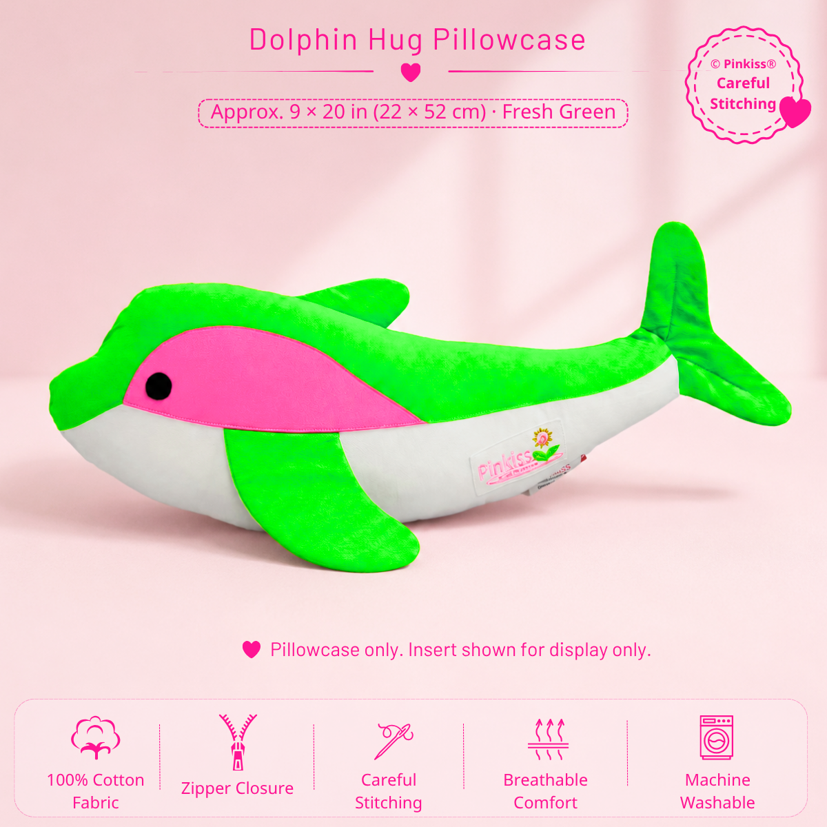 Dolphin Hug Pillowcase