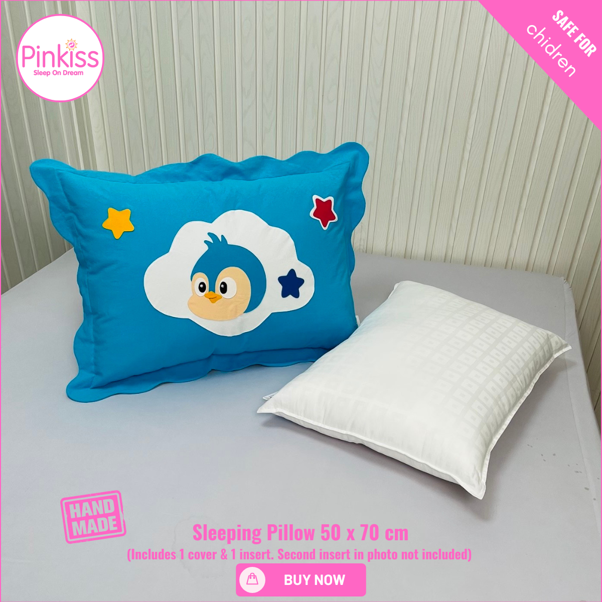 Teen & Adult Sleep Pillow – Balanced, Durable & Gentle Comfort