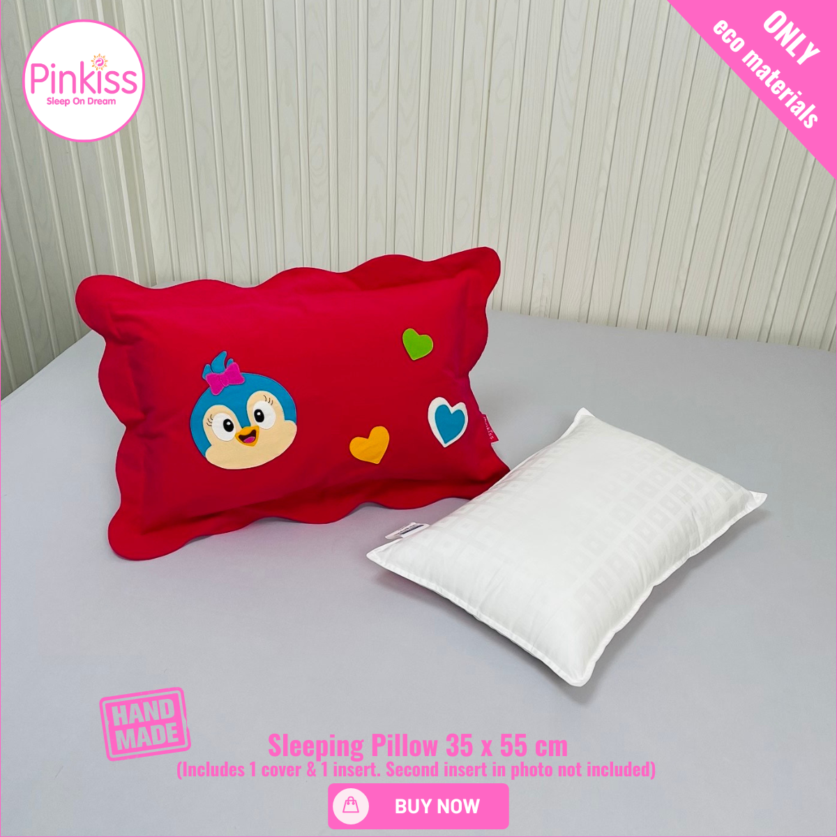 Kids Sleep Pillow – Comfy, Playful & Supportive