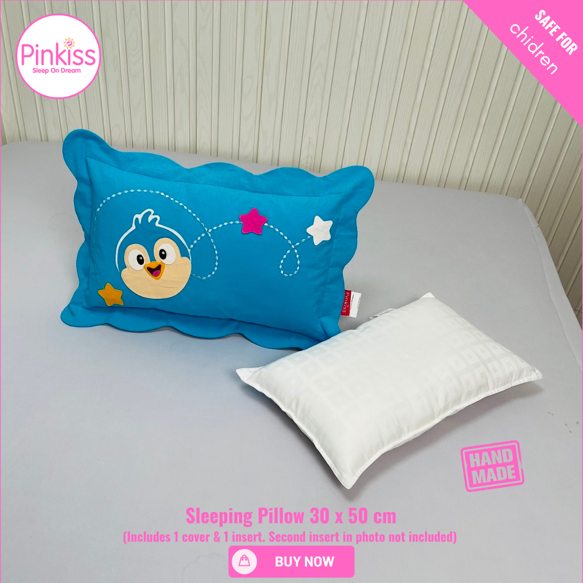 Toddler Sleep Pillow – Gentle, Playful & Supportive Comfort