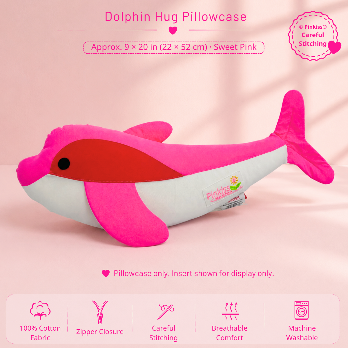 Dolphin Hug Pillowcase