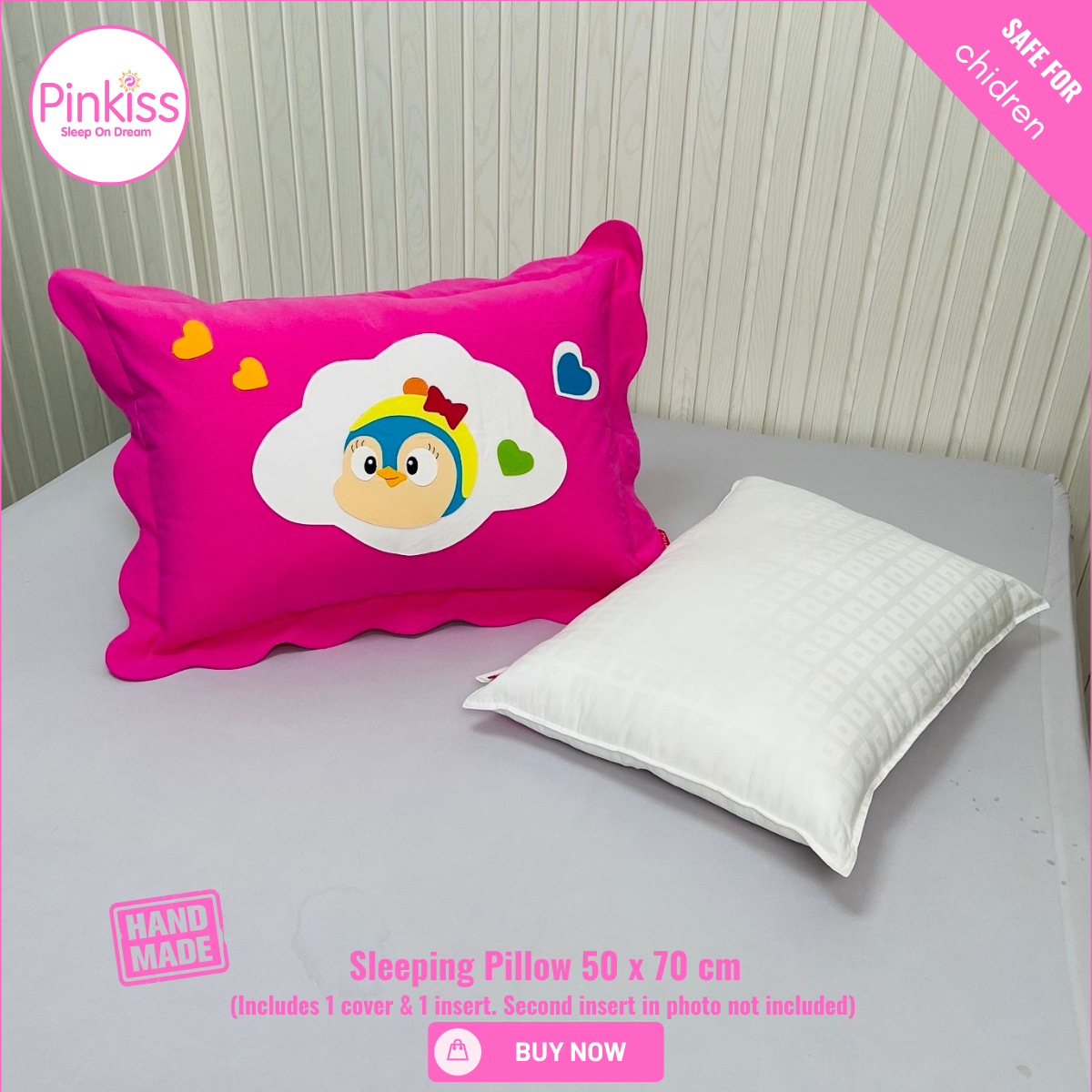 Teen & Adult Sleep Pillow – Balanced, Durable & Gentle Comfort