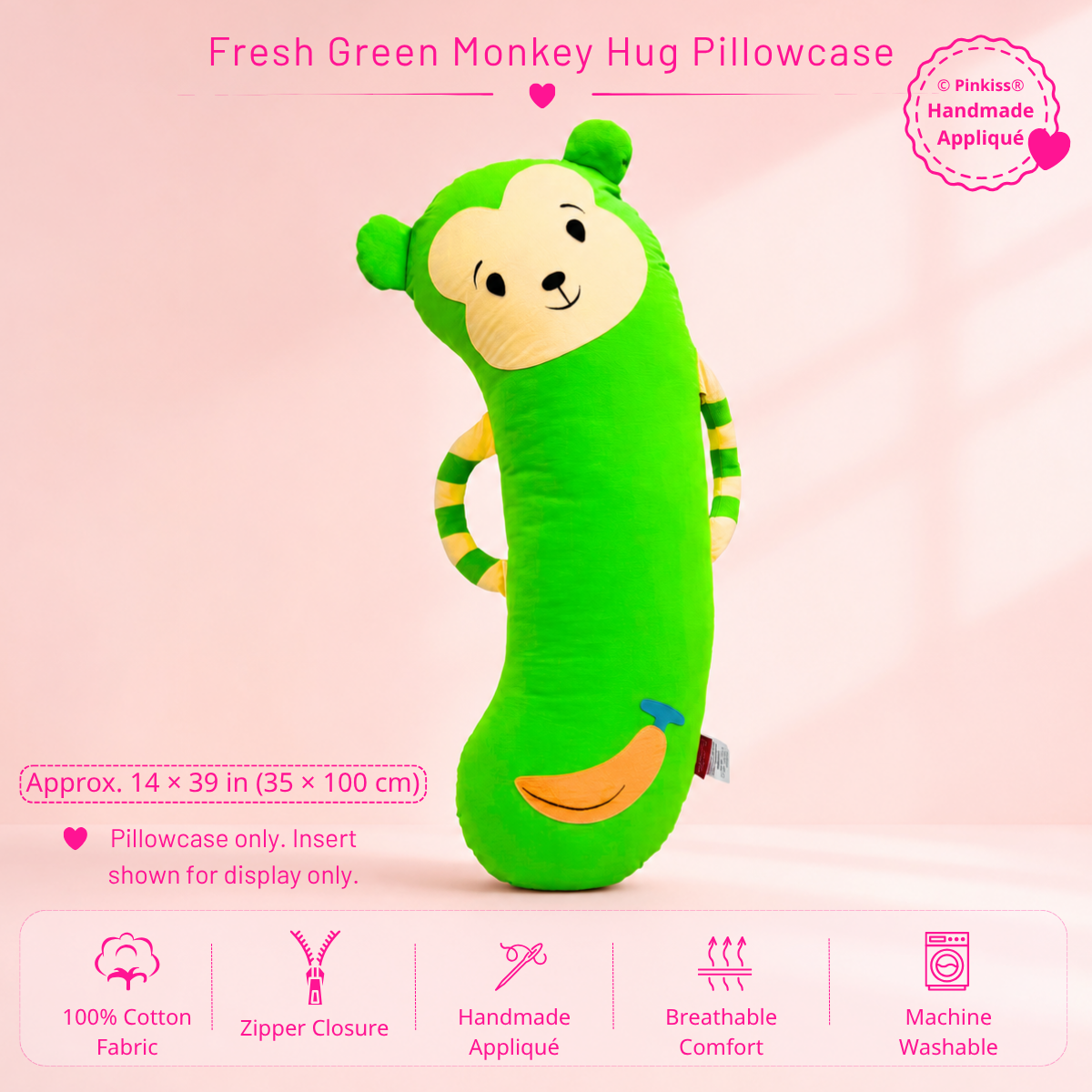 Monkey Hug Pillowcase