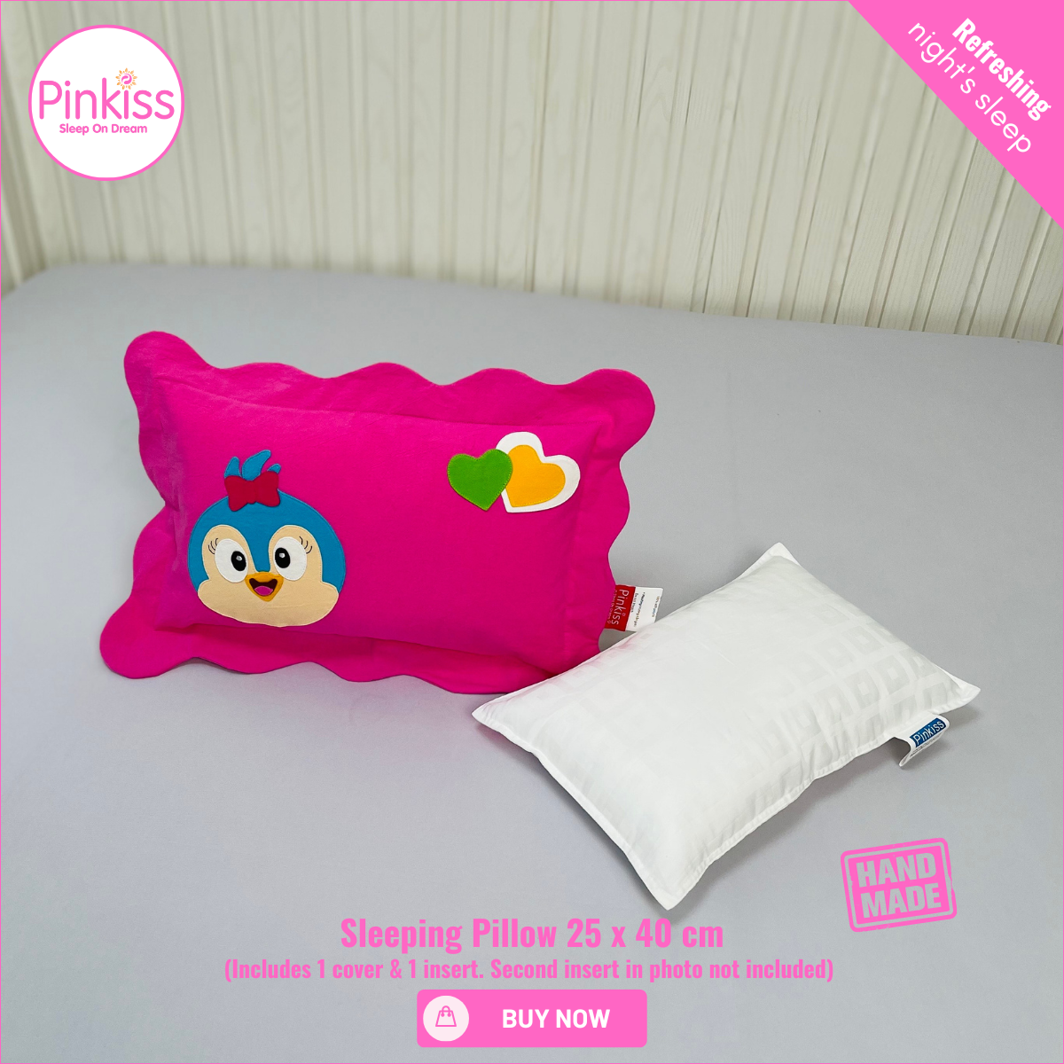 Toddler Sleep Pillow – Gentle, Playful & Supportive Comfort