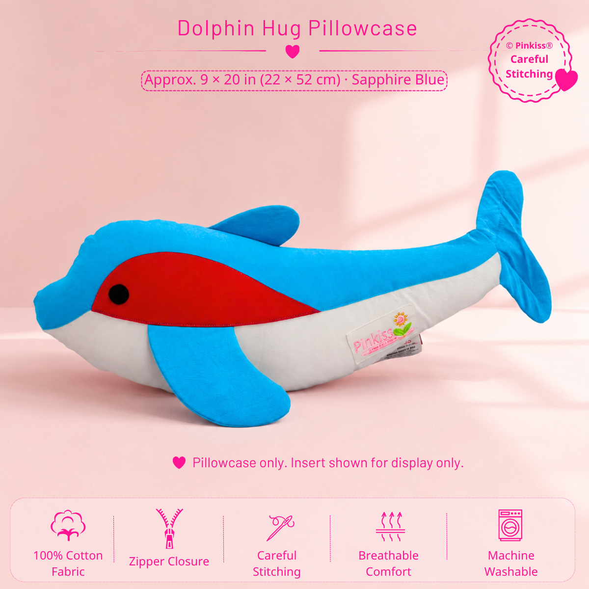 Dolphin Hug Pillowcase