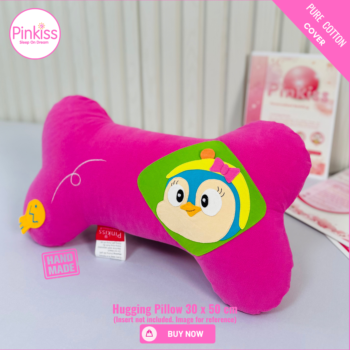 Bone-Shaped Hugging Pillow S – 30 x 50 cm