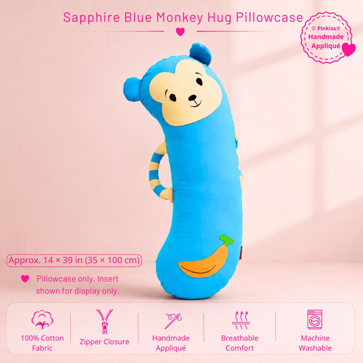 Monkey Hug Pillowcase