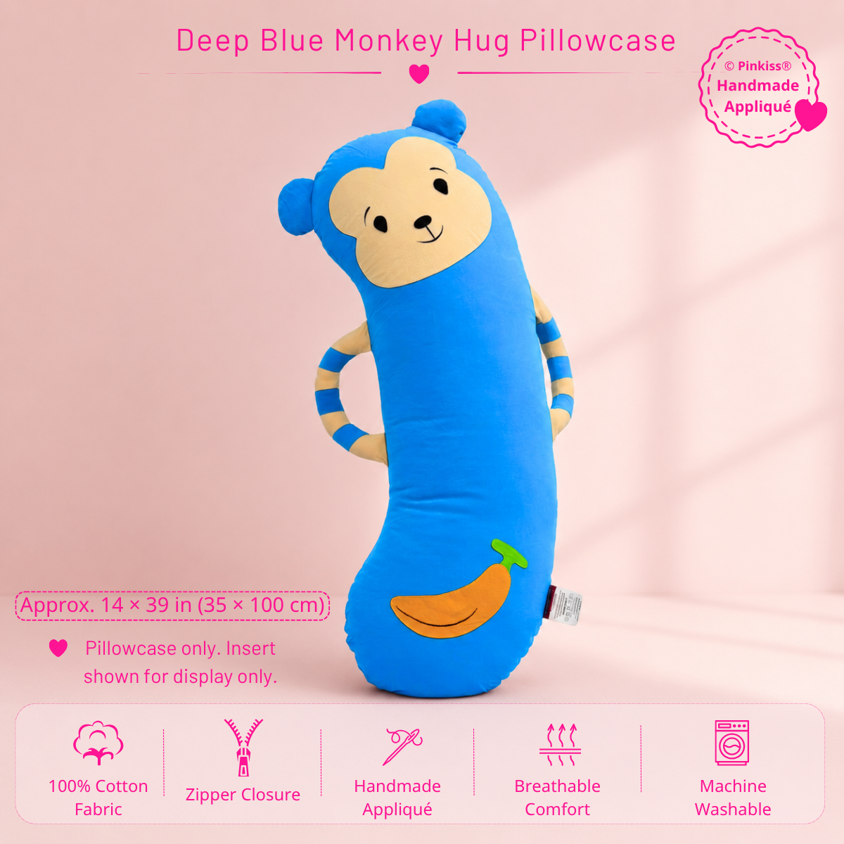 Monkey Hug Pillowcase
