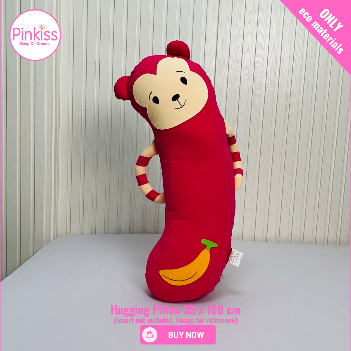 Monkey Hugging Pillowcase – Snuggly & Joyful Comfort