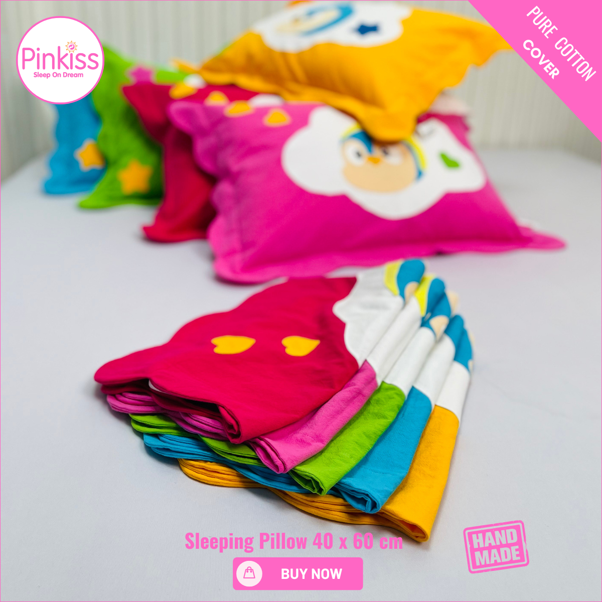 Pillowcases for Kids – Soft, Playful & Easy Care
