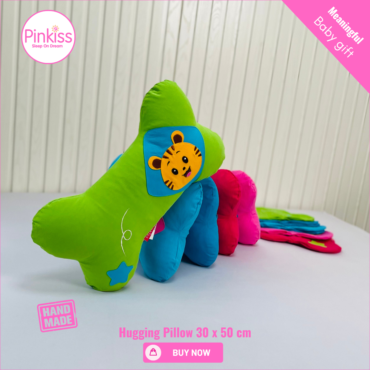 Bone-Shaped Hugging Pillowcase S – 30 x 50 cm