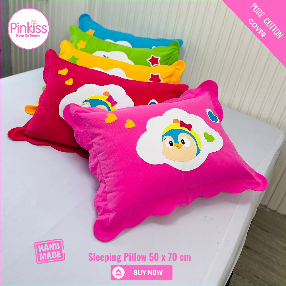 Teen & Adult Sleep Pillow – Balanced, Durable & Gentle Comfort