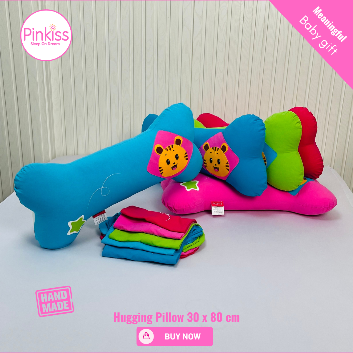 Bone-Shaped Hugging Pillow L – 30 x 80 cm