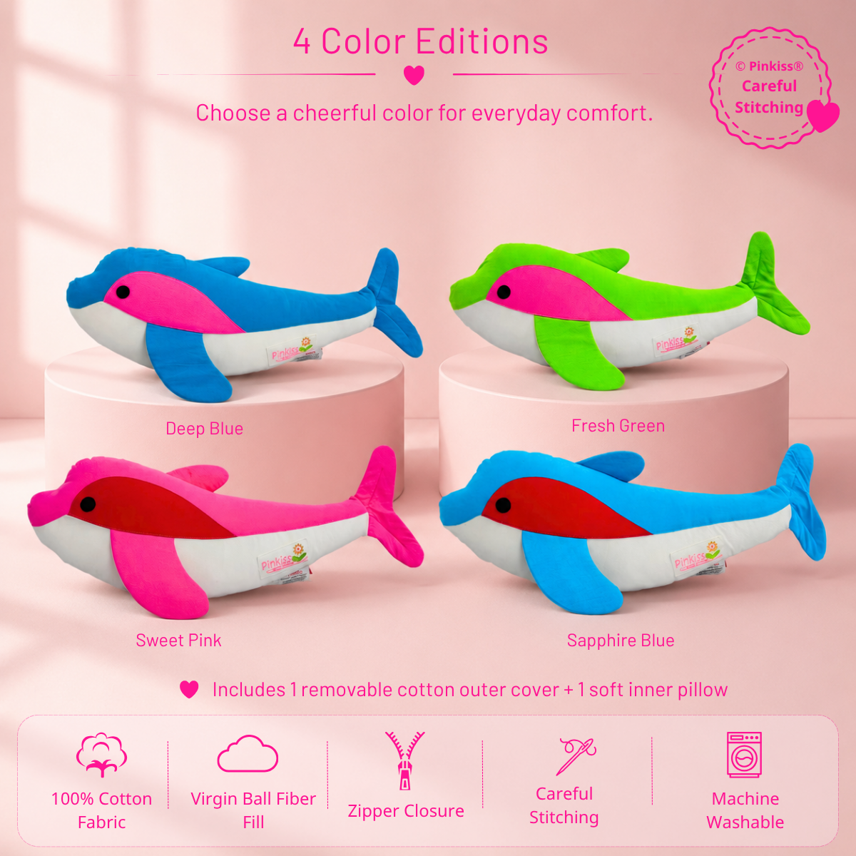 Dolphin Hug Pillow