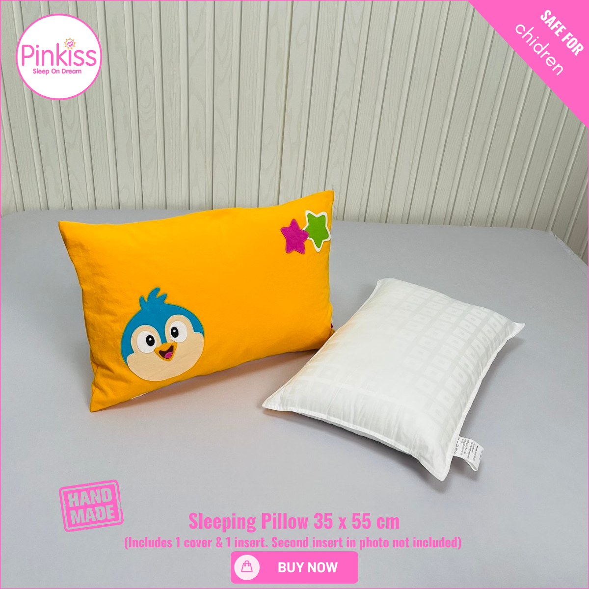 Kids Sleep Pillow – Comfy, Playful & Supportive