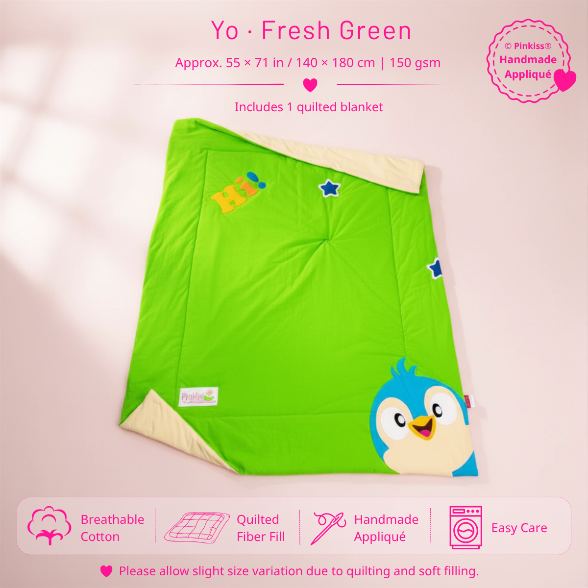 Junior Cotton Quilted Blanket