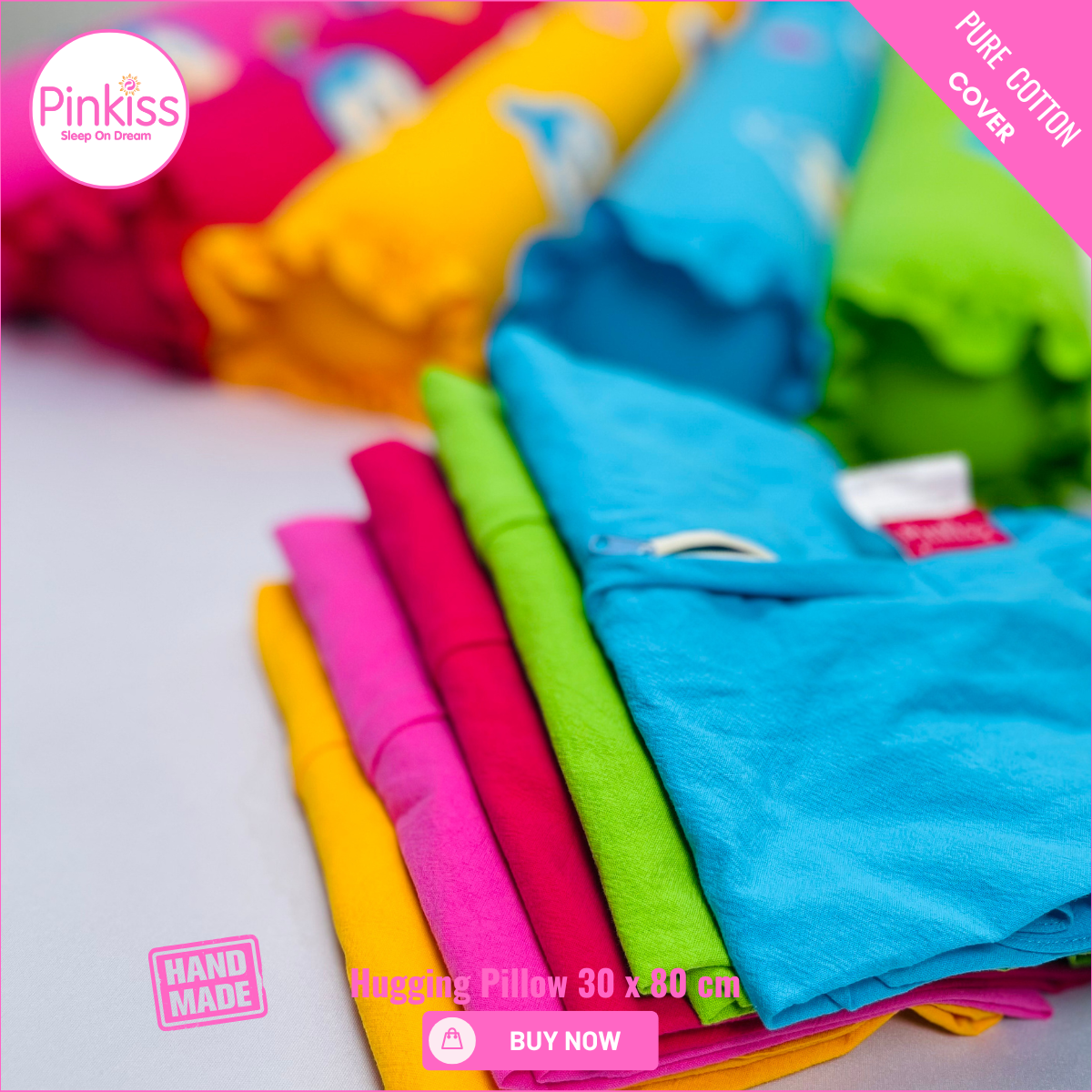 Ruffled Hugging Pillowcase – Comfort & Relaxation