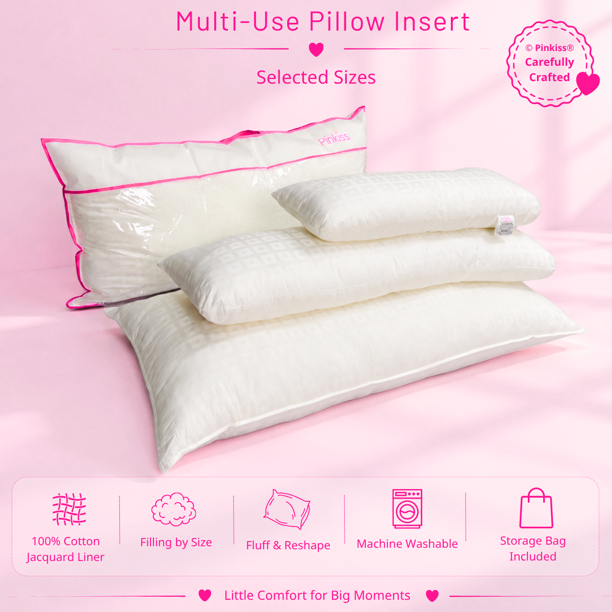 Multi-Use Pillow Insert – Selected Sizes