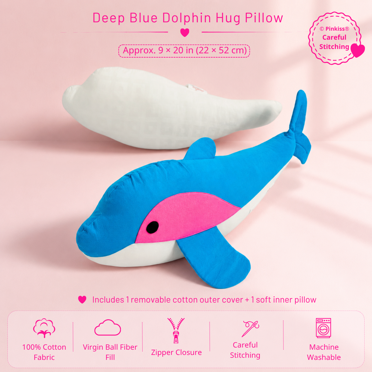 Dolphin Hug Pillow